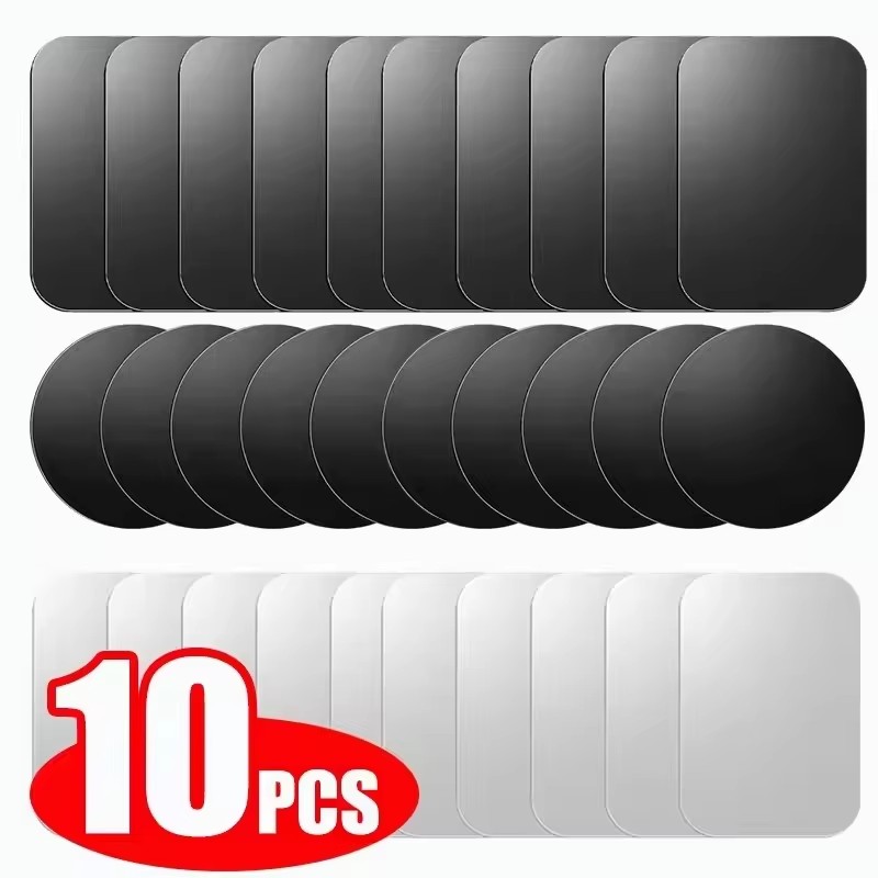 Car Accessories Tablet Holder - 5/10 Stück Magnetische Metallplatten-Aufkleber für Auto-Handyhalterung