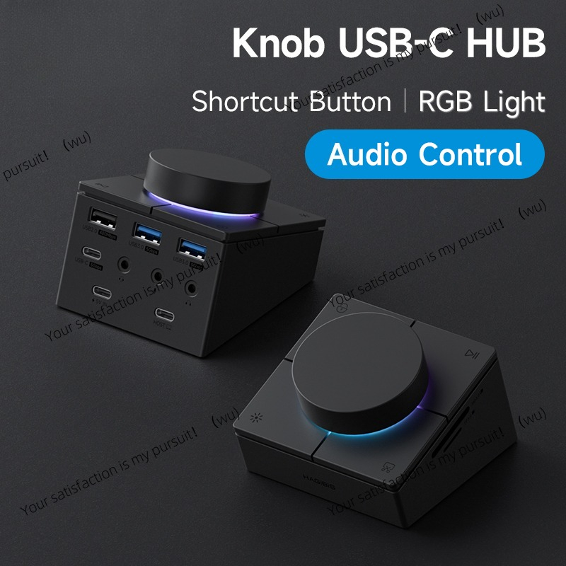 Usb Hub Type C - USB-C-Hub mit Schnelltasten Typ-C Dockingstation Lautstärkeregelung
