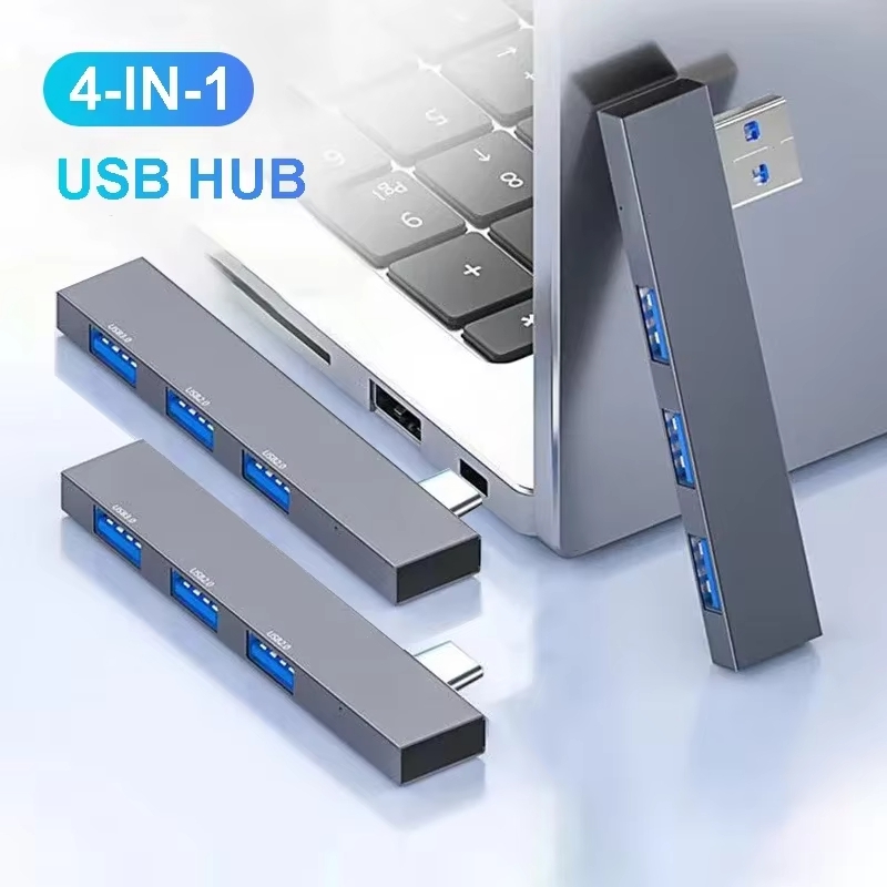 Usb Hub Type C - 4-Port USB 3.0 Hub Multiport Typ-C