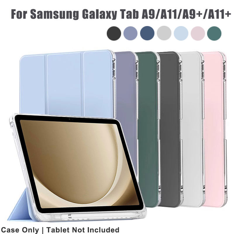 Tablet A9 Accessories - Klare Kristall-Tablet-Hülle mit Stiftschlitz für Samsung