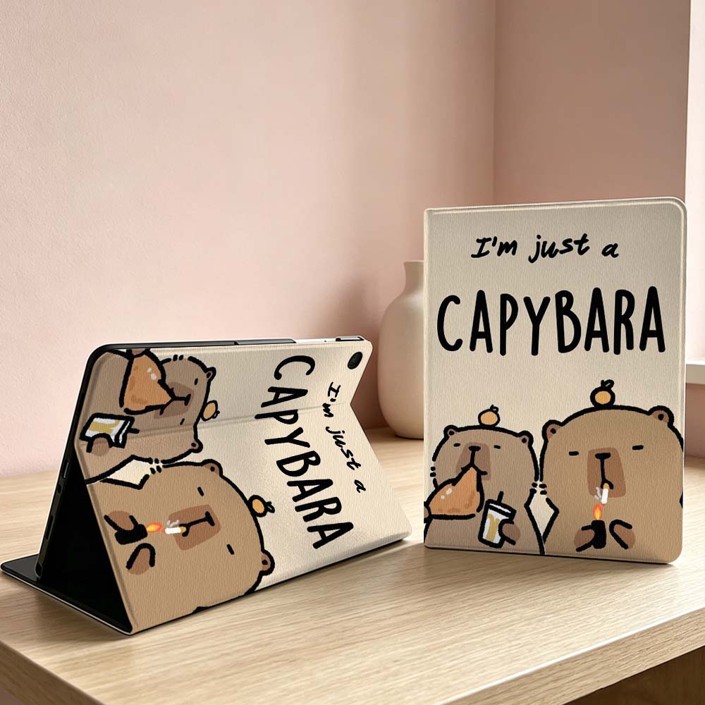 Samsung Tablet S11 Accessories - Niedliche, lustige Capybara-Muster, weiche Schutzhülle für