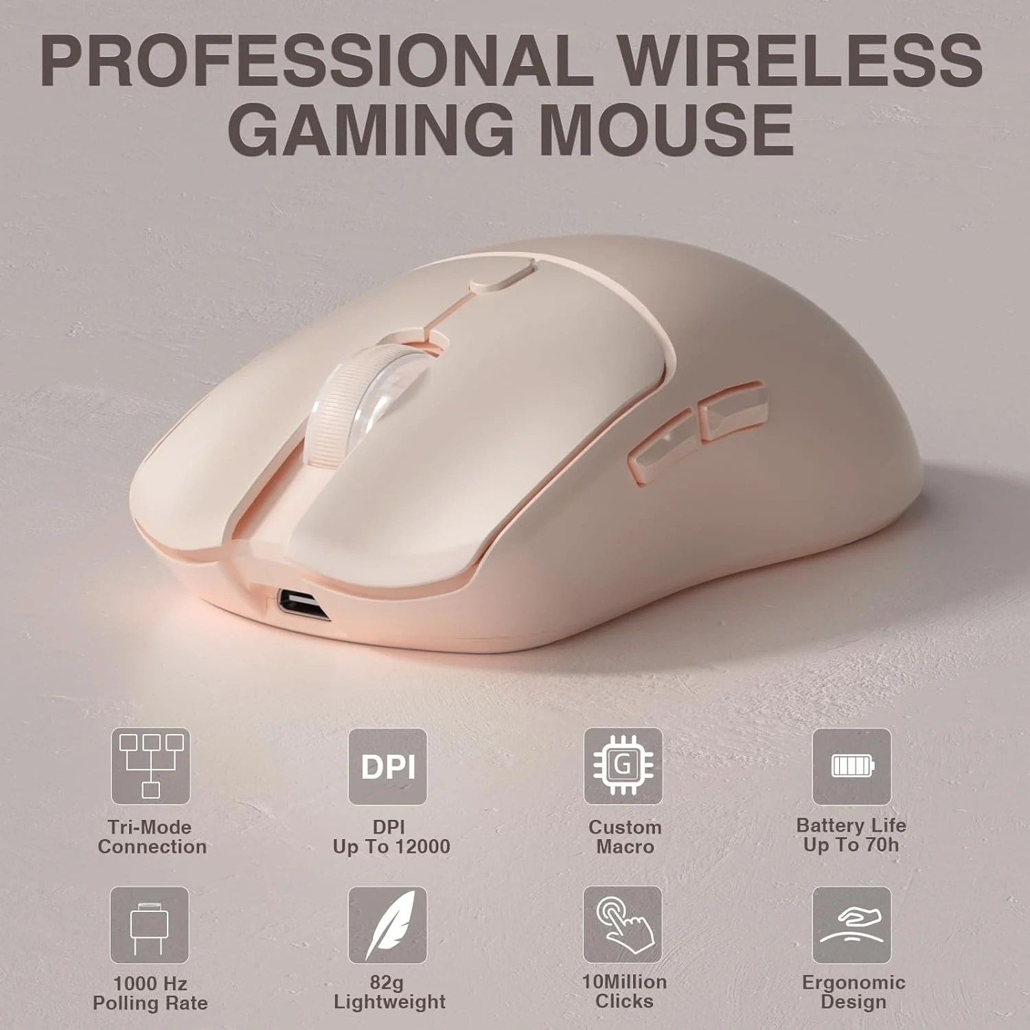 Tablet Accessories For Gaming - AULA SC580X Tri-Mode Kabellose Gaming-Maus 12000DPI