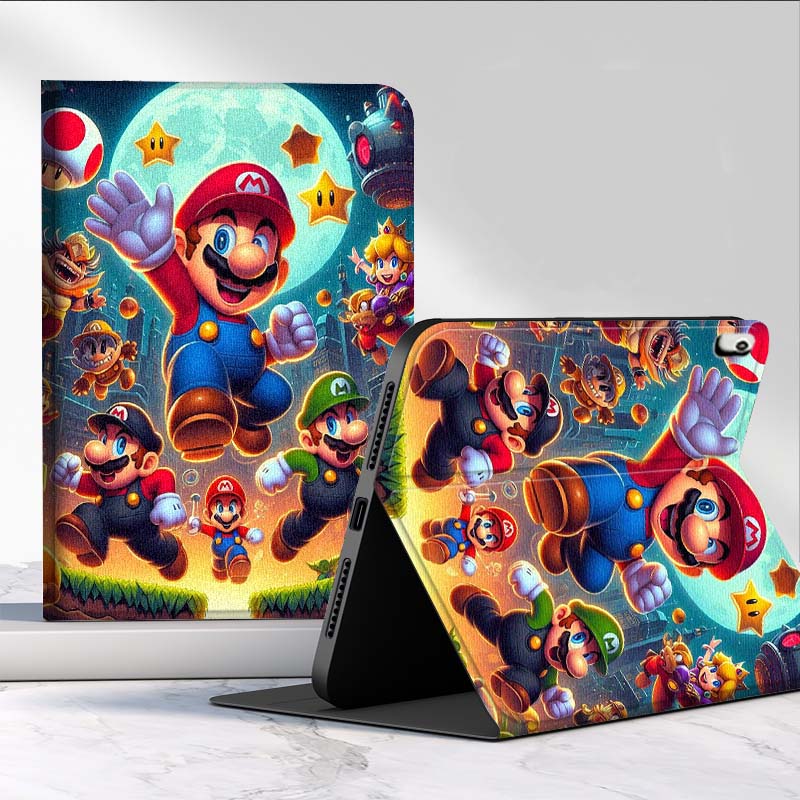 Tablet A9 Accessories - Cartoon M-Marios Kunst für Samsung Galaxy