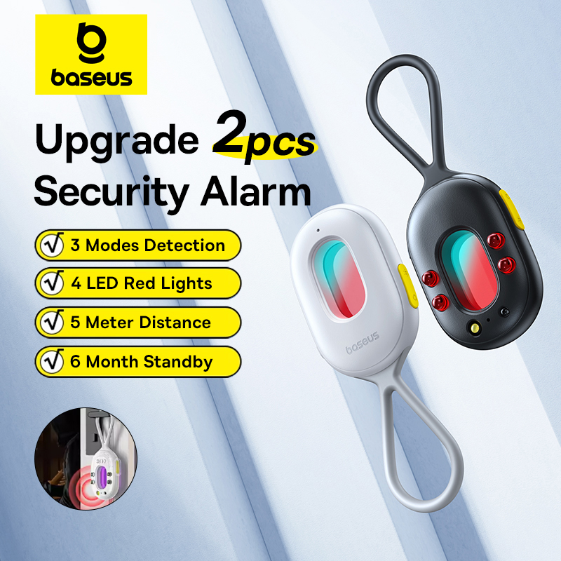 Accessories For Android Tablet - Baseus 2PCS Sicherheitsalarmmelder, Upgrade-Schallschutzsensor für Tür,