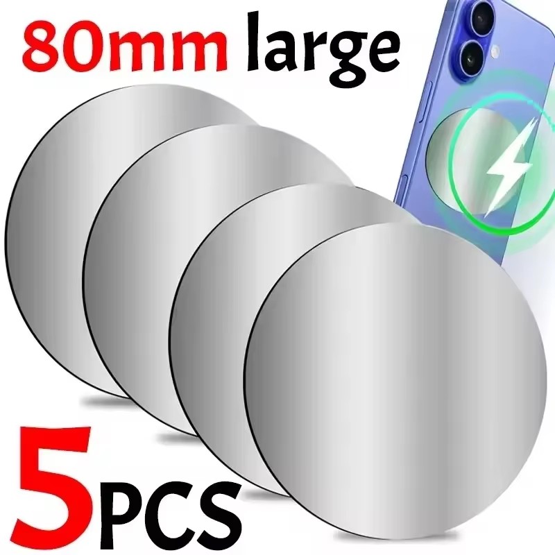 Car Accessories Tablet Holder - 1-5 Stück 8CM Magnetische Metallplatte für