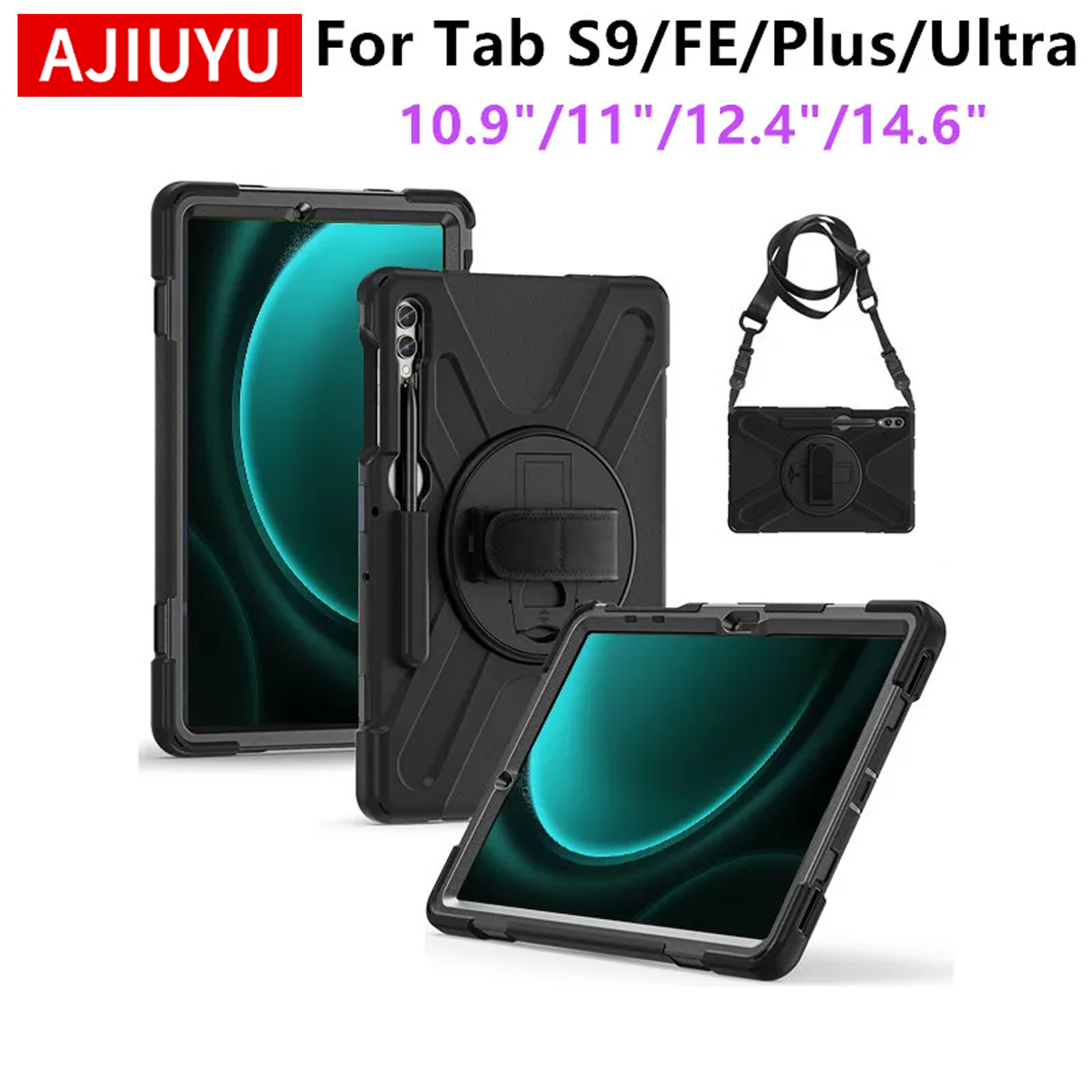 Tablet A9 Accessories - Robuste, stoßfeste Hülle für Samsung Galaxy