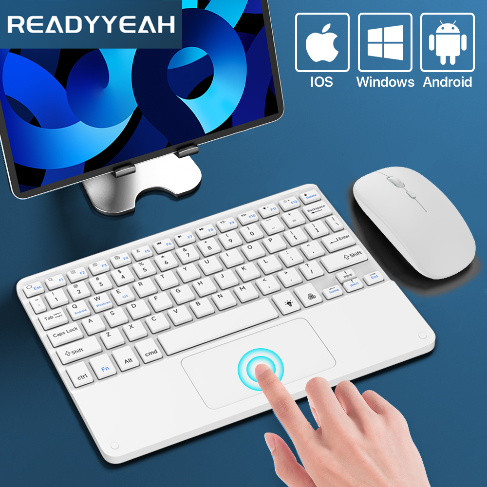 Accessories For Android Tablet - Touchpad Drahtlose Tastatur und Maus Bluetooth