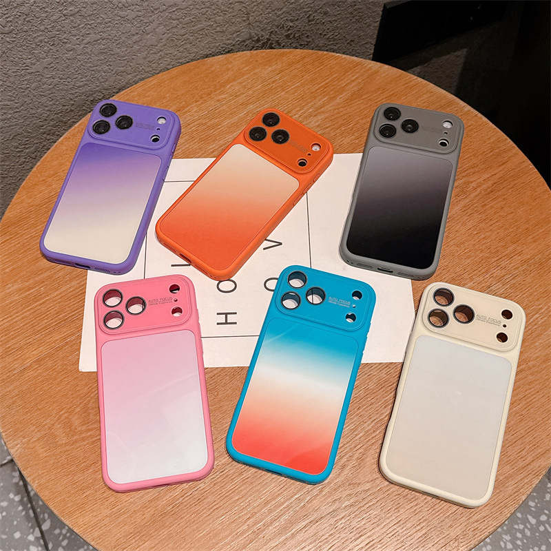 Apple Iphone 15 - Luxuriöse Candy-Farben Farbverlauf Handyhülle für iPhone