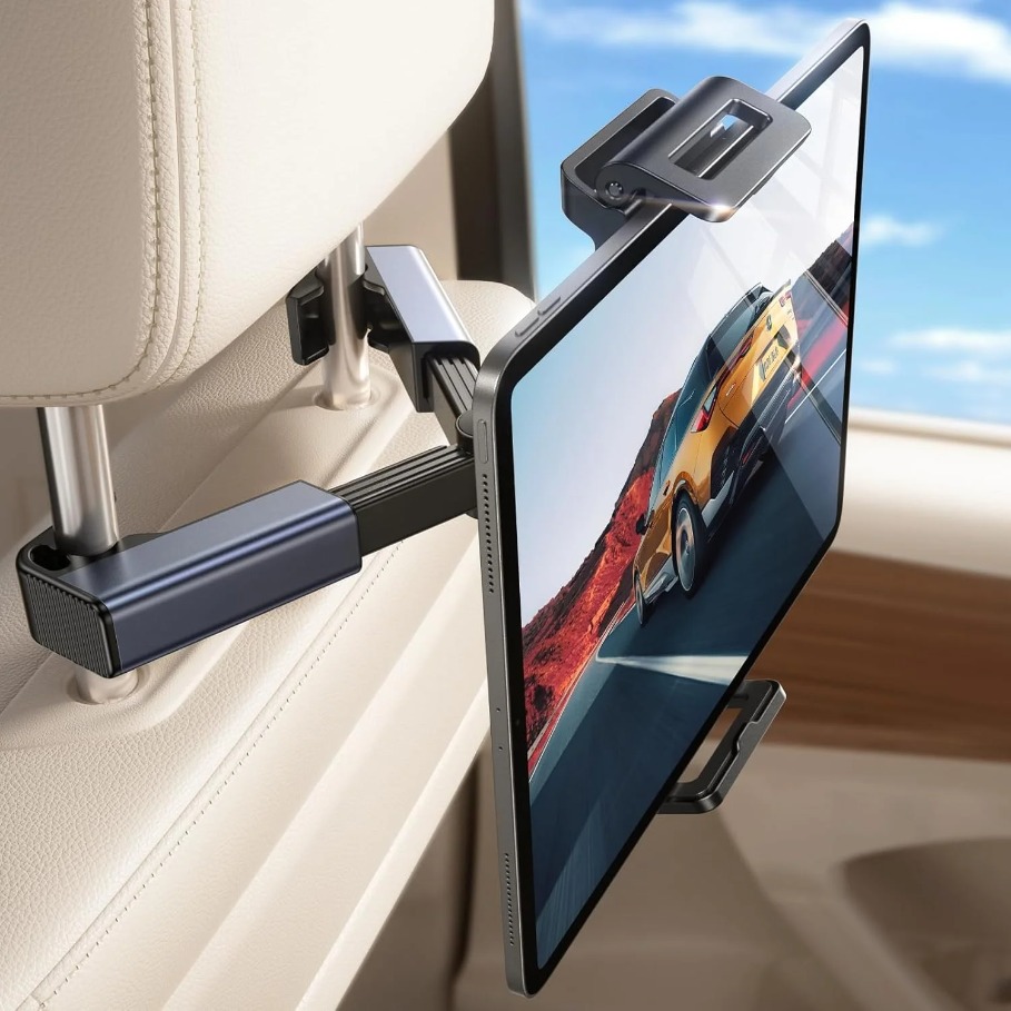 Fire Tablet Accessories - Auto-Rücksitz-Kopfstützen-Tablethalterung Kompatibel mit iPad Pro Galaxy