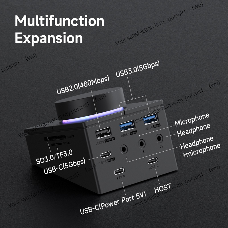 USB-C-Hub mit Schnelltasten Ty – Usb Hub Type C Bewertung und Preis