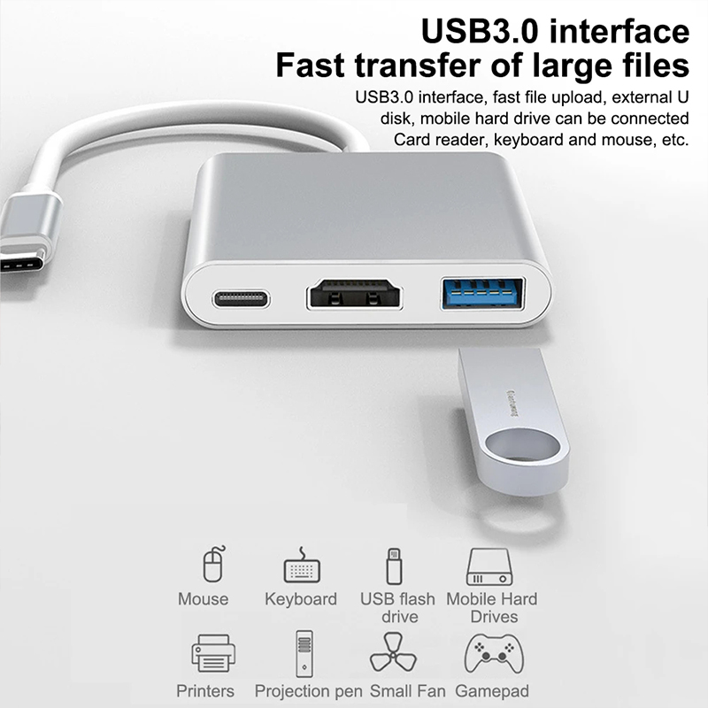 3-in-1 USB Typ-C Hub zu 4K HDM – Tablet Accessories Samsung Bewertung und Preis