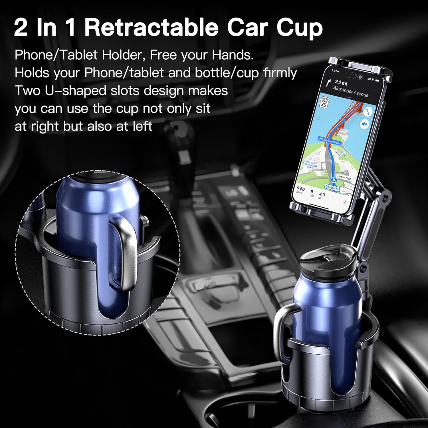 Getränkehalter mit Telefon- un – Car Accessories Tablet Holder Bewertung und Preis