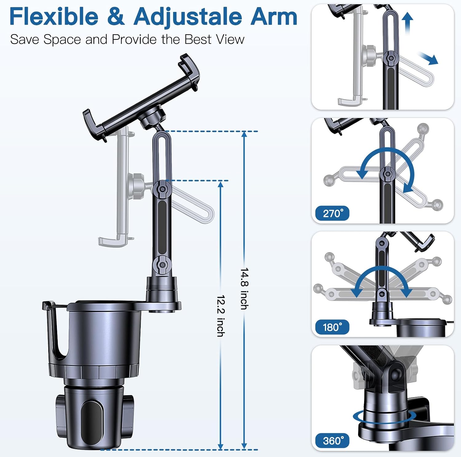 Getränkehalter mit Telefon- un – Car Accessories Tablet Holder Bewertung und Preis