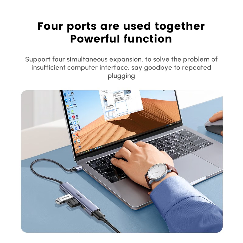 UGREEN USB-Hub mit 4 USB2.0-An – Usb Hub Type C Bewertung und Preis