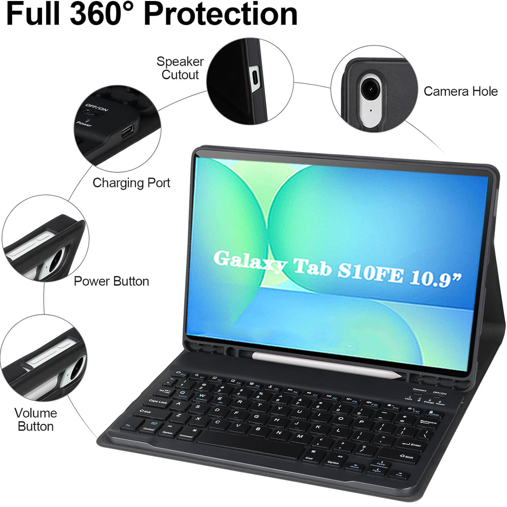Hülle für Samsung Galaxy Tab S – Samsung Tablet Keyboard Accessories Bewertung und Preis