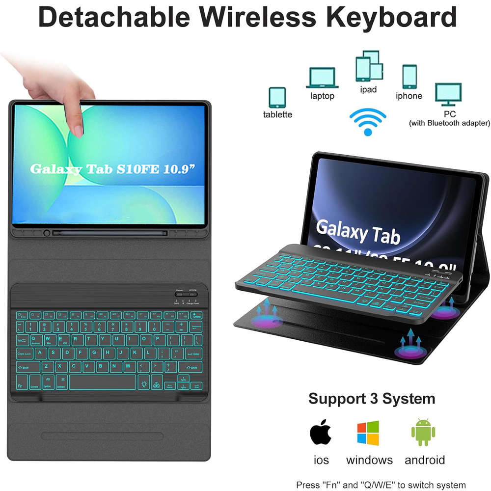 Hülle für Samsung Galaxy Tab S – Samsung Tablet Keyboard Accessories Bewertung und Preis
