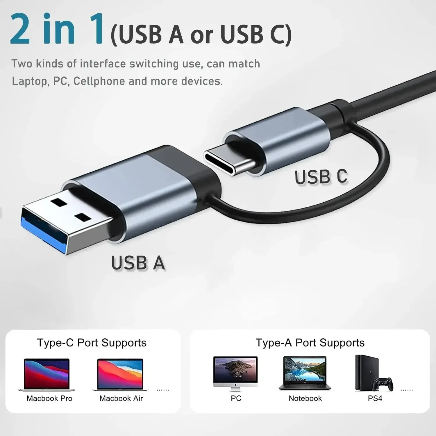 8-in-1-USB-C-Hub mit 3.0 SD/TF – Usb Hub Type C Bewertung und Preis