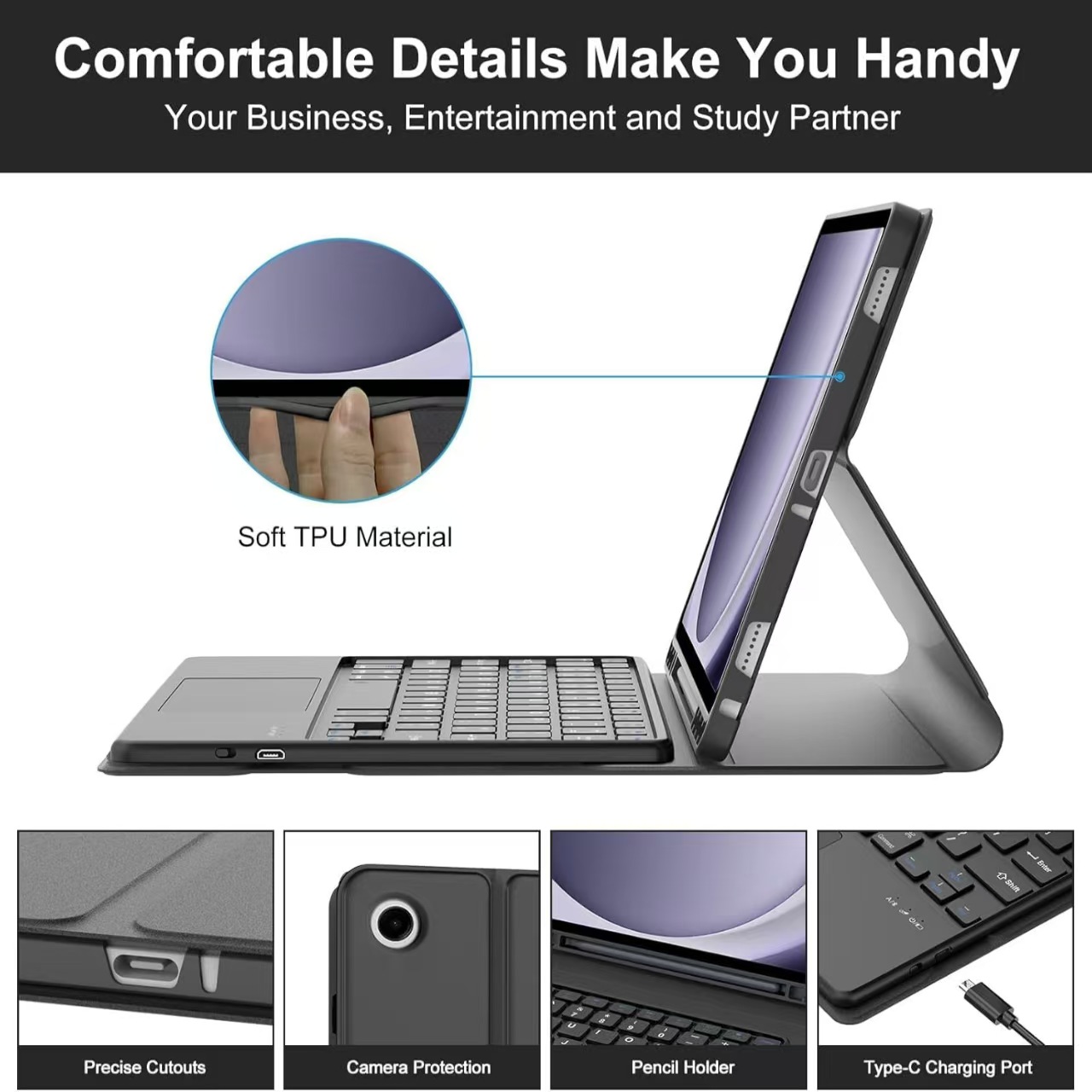 Hülle für Samsung Galaxy Tab A – Samsung Tablet Keyboard Accessories Bewertung und Preis