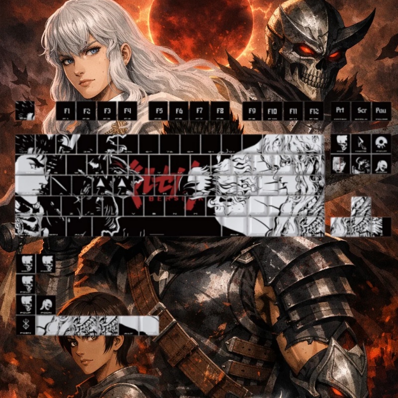 BERSERK Theme Anime Keycap 98  – Tablet Accessories For Gaming Bewertung und Preis