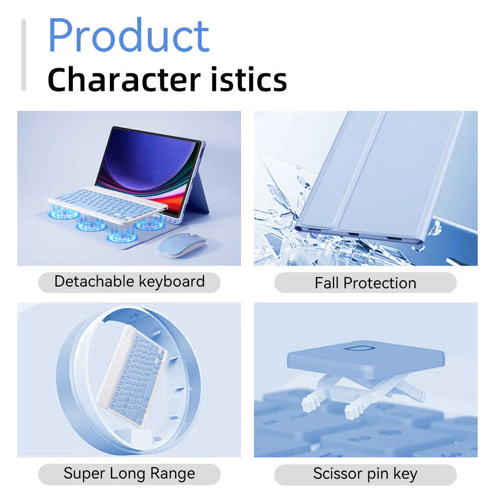 Tastaturhülle für Samsung Tabl – Samsung Tablet Keyboard Accessories Bewertung und Preis